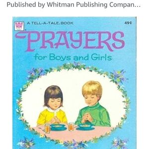 Whitman Prayers for Boys and Girls - Blue Illustrated Kids Book